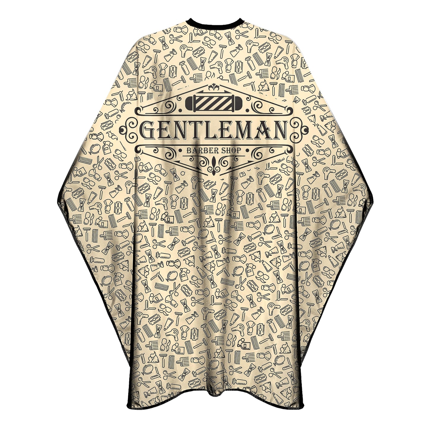 Pelocapa Barber Capes for Men Haircutting Salon Capes with Snaps Stylist Gown Large Waterproof Hairdresser Capes -63”× 56”(Beige)