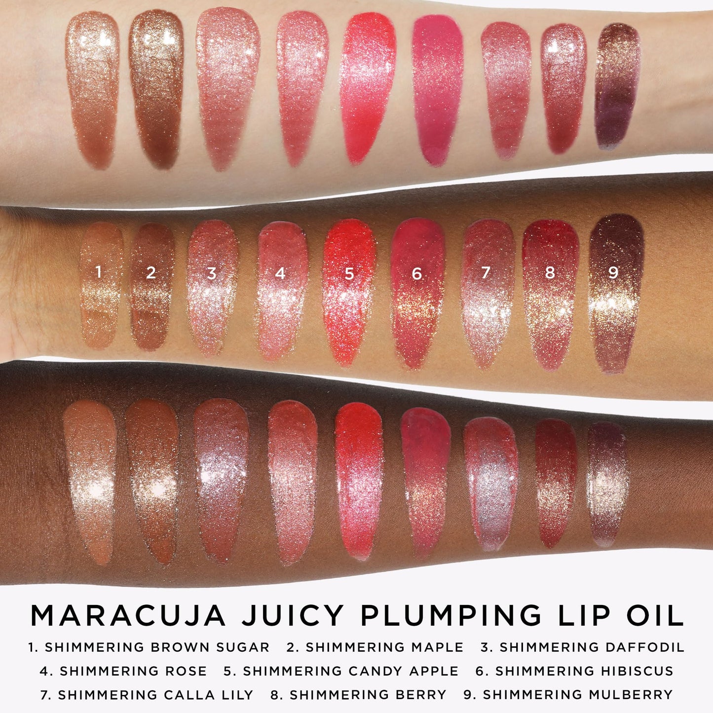 tarte maracuja juicy plumping lip oil - Hydrating & Volumizing Lip Plumper Gloss Balm with Nourishing Hyaluronic Acid, Plumps & Moisturizes, Vegan & Cruelty-Free, full size, shimmering brown sugar