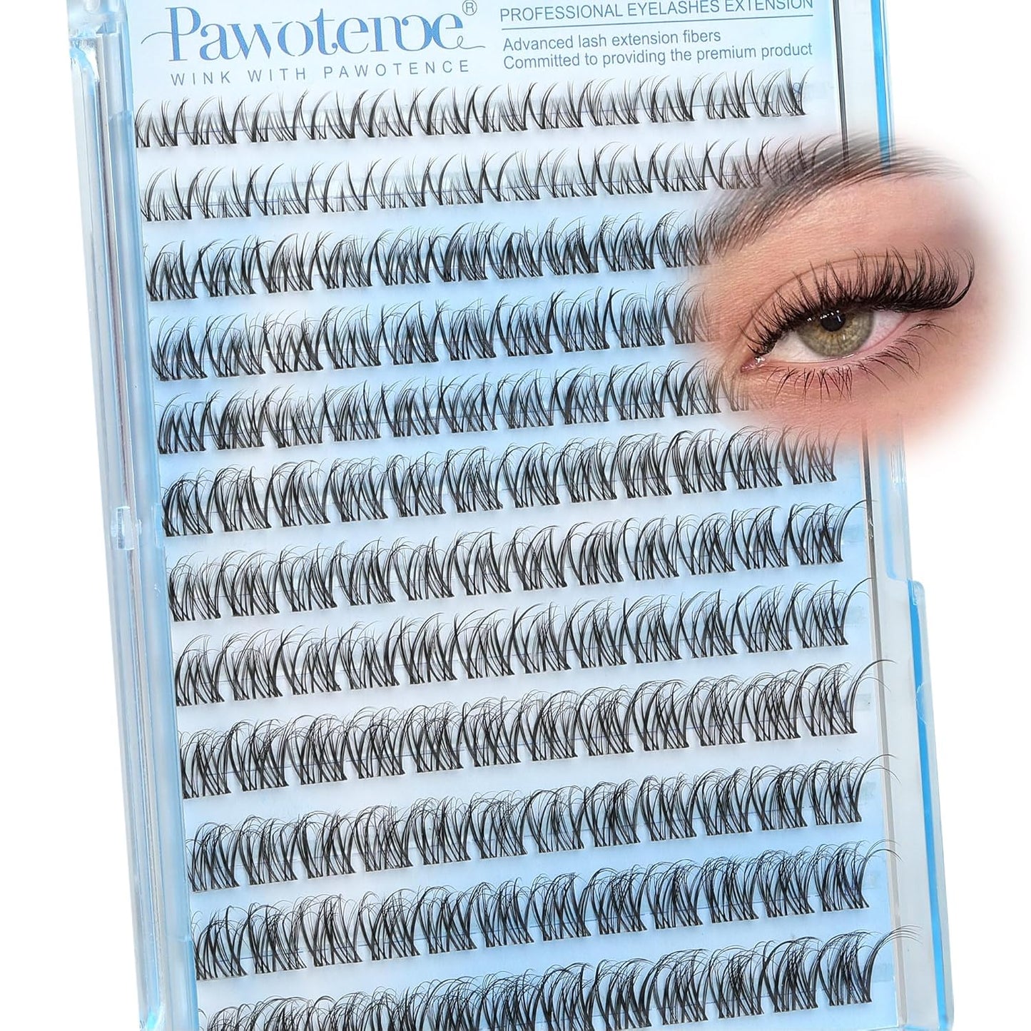 Manga Lash Clusters - 10-18mm Individual Eyelash Extensions | 144pcs Anime False Lashes for DIY Application