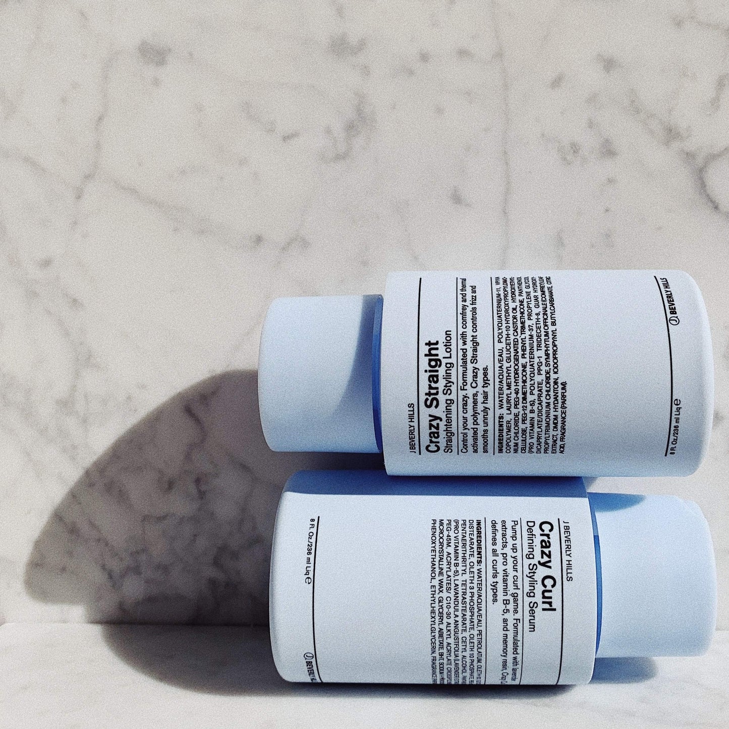 J Beverly Hills Blue Crazy Straight Styling Lotion with Vitamin B5 for Frizz Control, 8 Oz