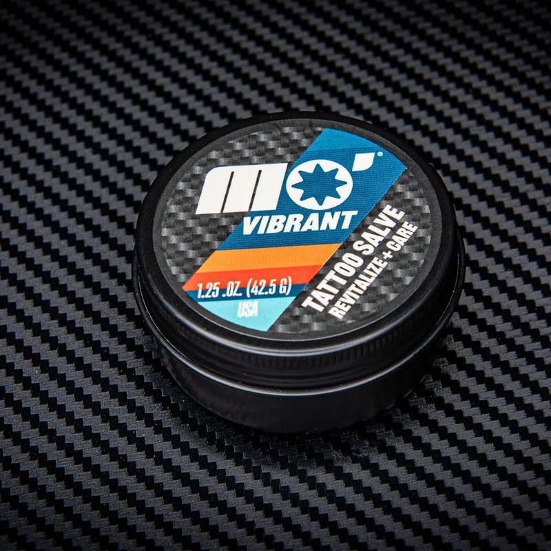 Mo' Handsome Tattoo Balm – Aftercare Salve for New & Existing Ink – Shea Butter & Vitamin E – Petroleum-Free, Non-Greasy Formula for Hydration, Vibrancy & Skin Repair