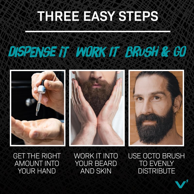 VOLT Beard Oil for Men, All-Natural Vegan Beard Moisturizer with Essential Oils for Beard, Hair & Skin, Argan & Jojoba Oil, Hydrates, Nourishes & Adds Shine, Two Peaks Scent, 1 Oz Glass Bottle