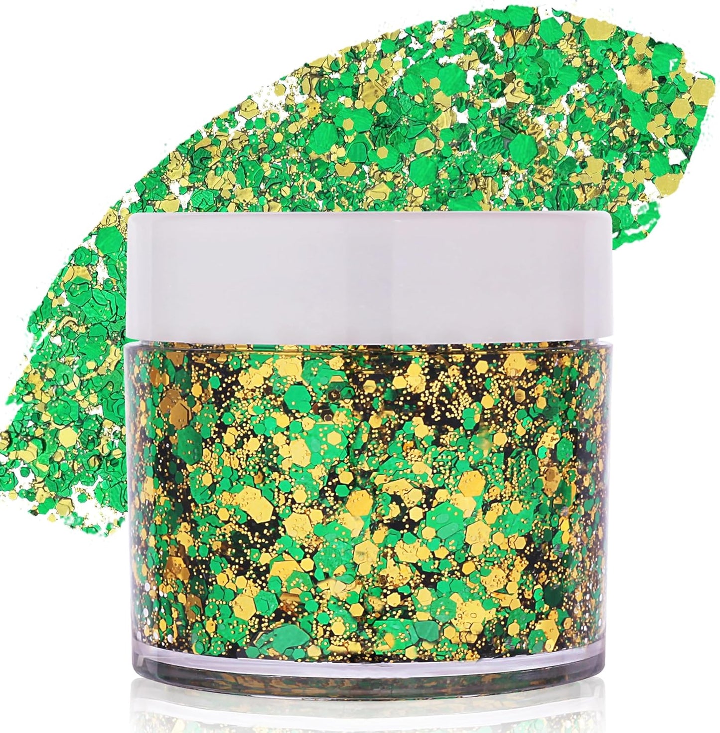 Blue Face Glitter Gel - 4th of July Body Glitter for Festivals | 50ML Sparkling Hair & Makeup