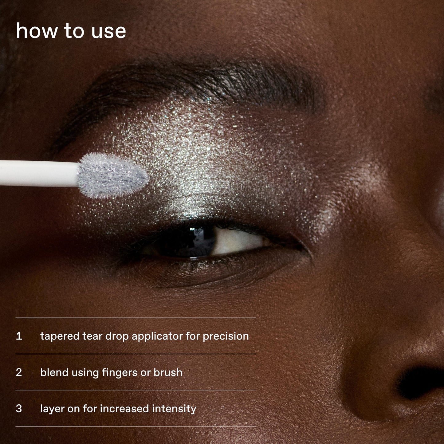 r.e.m. beauty by ariana grande Starlet Lustrous Liquid Eyeshadow in Glitch | High Impact Shimmering Color | Longwearing Crease Resistant Waterproof Formula | Lightweight Feel