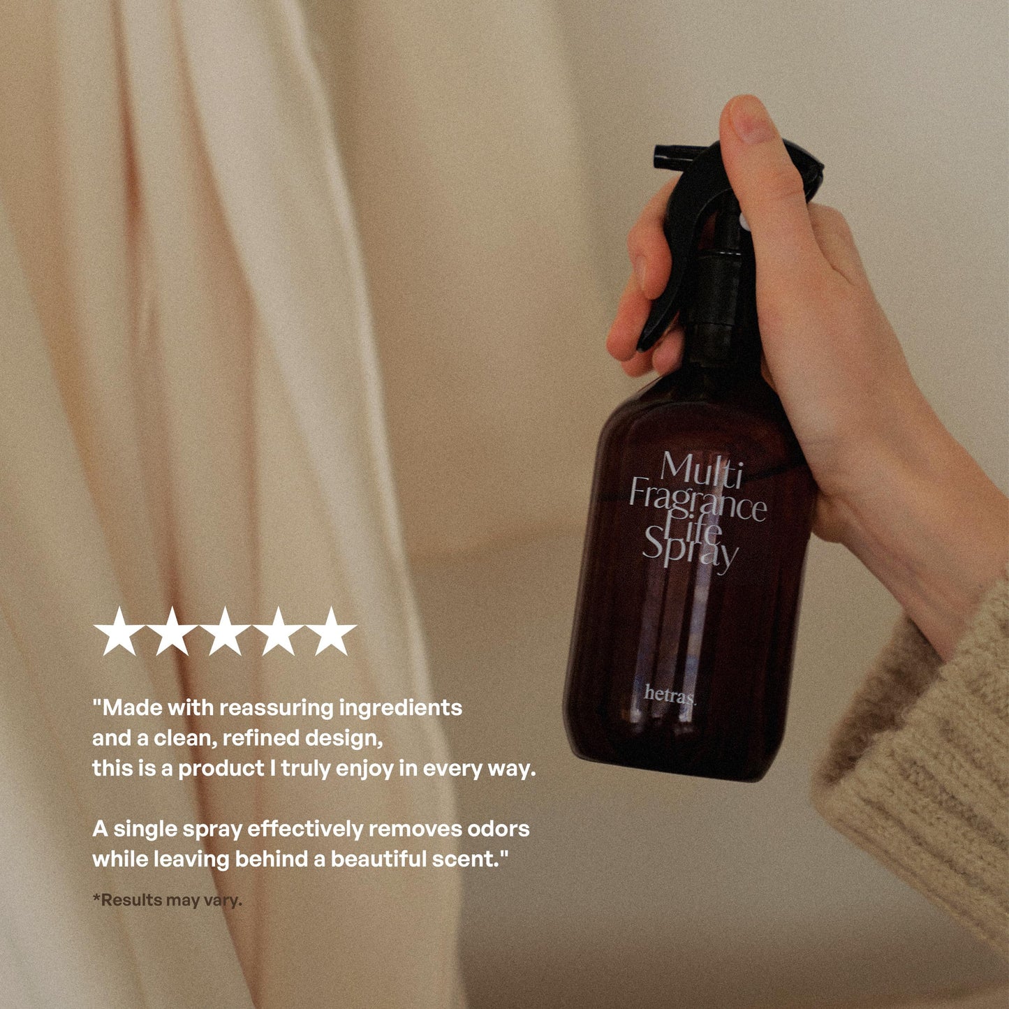 hetras Multi Fragrance Life Spray (Hotel Wood Scent) – Non-Aerosol Room & Fabric Deodorizer | Large Capacity 10.14 fl.oz x 2-Pack | Warm Woody & Musk Luxury Hotel Aroma Infused with Essential Oils