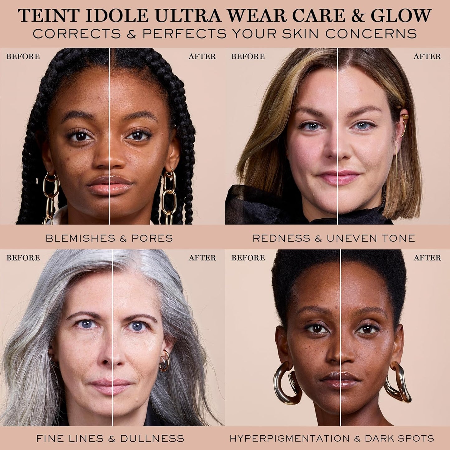 Lancôme Teint Idole Ultra Wear Foundation - Hydrating SPF 27, Medium Buildable Coverage & Glow Finish