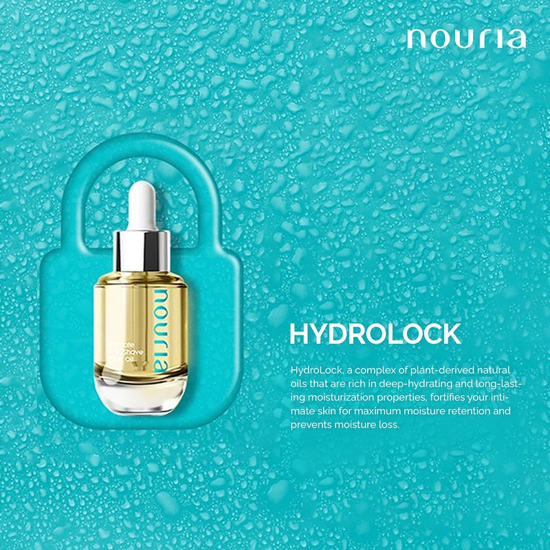 IntiMD Coochy Plus HydroLock Moisturizing + 3-Steps Kit Intimate Shave Gift Set: Nouria Pre-Shave Elixir Oil + Coochy Plus Shave Cream Coco Allure + Coochy Plus After Shave Protection Mist