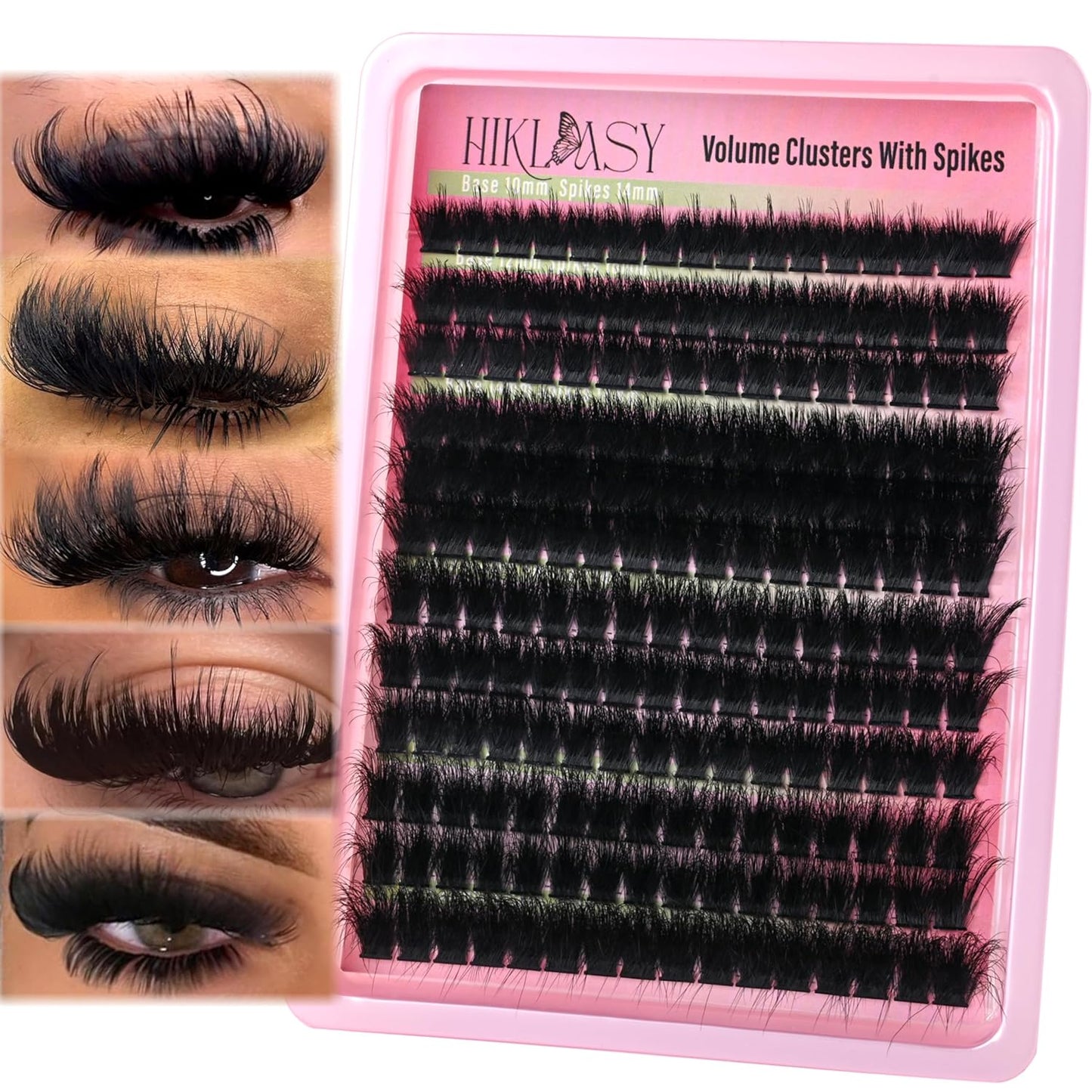 Lash Clusters - 120D Wispy Manga Style Spiky Eyelash Extensions | Reusable Volume Lashes 12-18mm