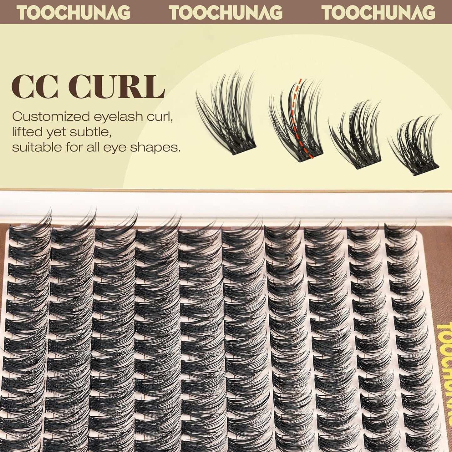 Short Lash Clusters - 9-12mm Wispy Eyelash Extensions | 160pcs Natural C Curl Individual Lashes