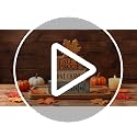 4-Piece Fall Wooden Leaf and Book Decor Set for Thanksgiving