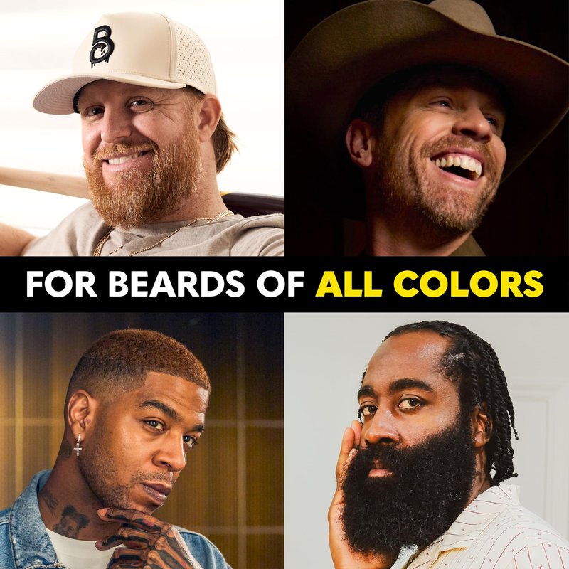 The Beard Club 1 Day Temporary Beard Dye for Men - Dark Brown Beard, Mustache & Eyebrow Color for a Fuller, Well-Defined Look, Water & Sweat Resistant, Up to 30 Applications, 0.3 fl oz