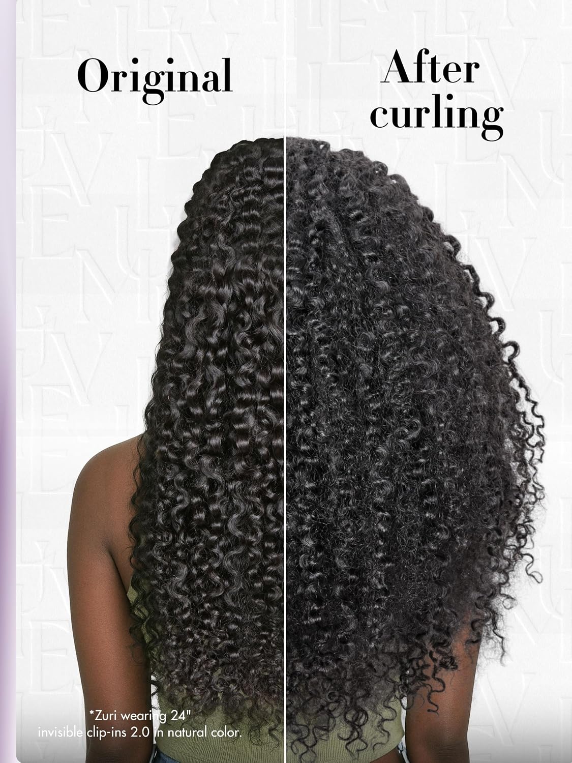 Invisible Messy Curly Clip-In Hair Extensions - Real Human Hair for Women | 14 Inch, 110g, 6 Pcs, Remy Hair