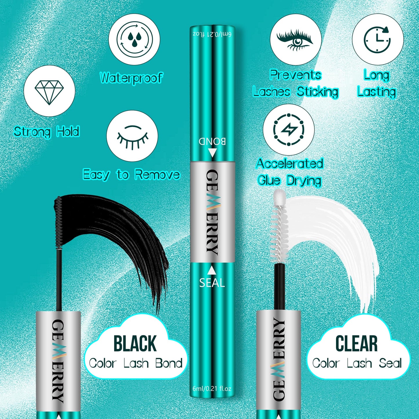 Eyelash Extensions Individual Lashes 0.07 D Curl 15-20mm Mixed Classic Lash Extensions Single Eyelashes Supply by GEMERRY (0.07-D, 15-20mm Mix)