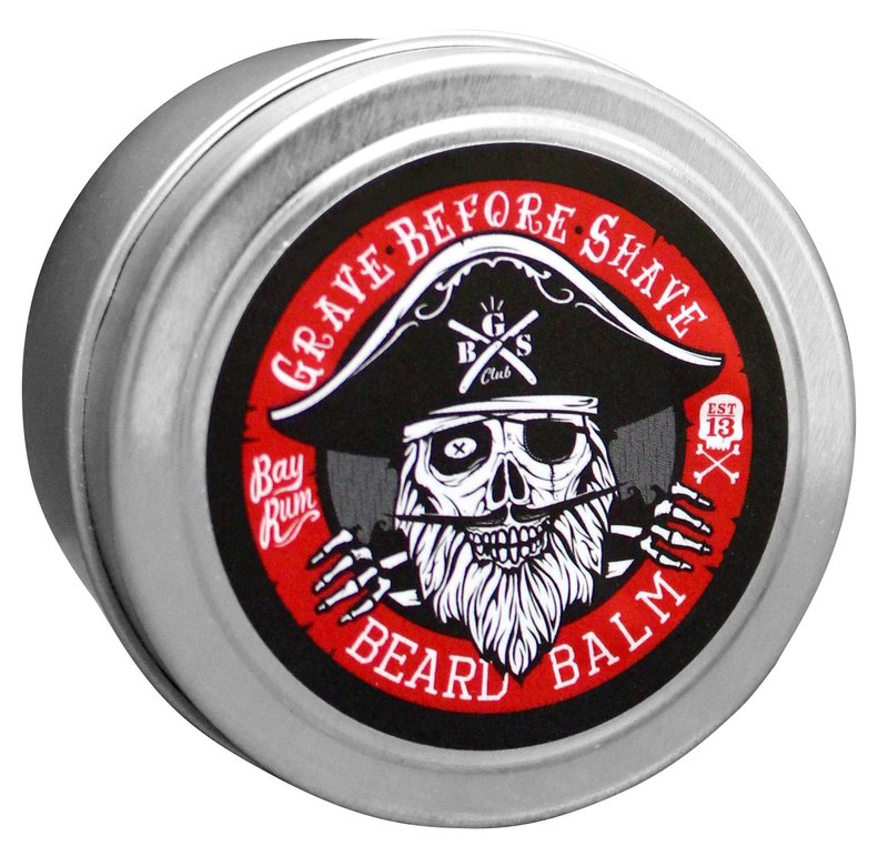 Grave Before Shave Top Shelf Bourbon & Bay Rum Beard Balm Dual Pack