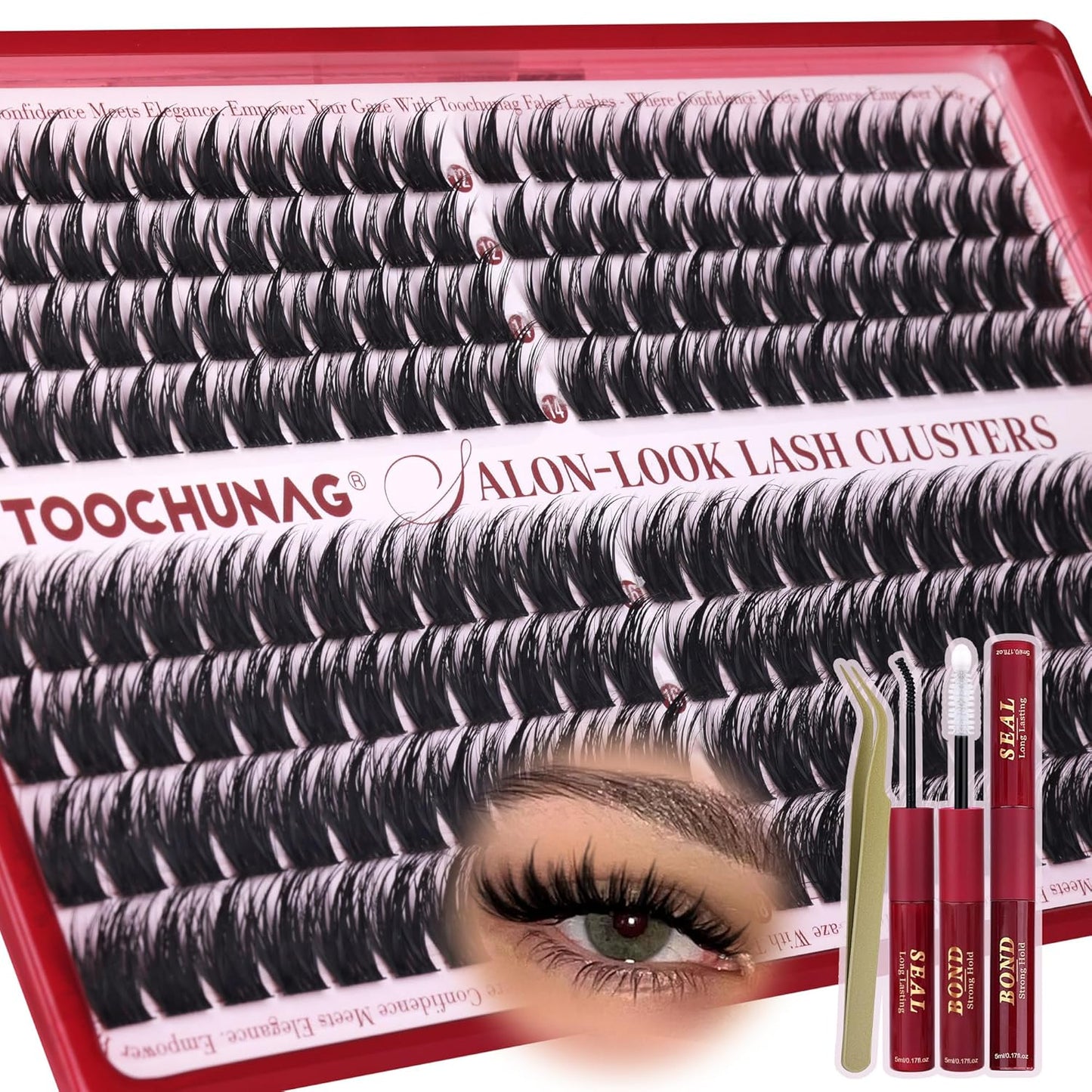 Anime Lash Clusters - 12-20mm Volume Extensions for DIY Manga Looks | D Curly Wispy Lashes