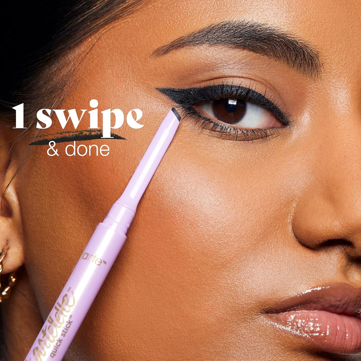 Tarte Tartelette Quick Stick Liner - Ultra-Thin Slanted Tip Gel Eyeliner for Precision | Waterproof, Vegan, Full Size