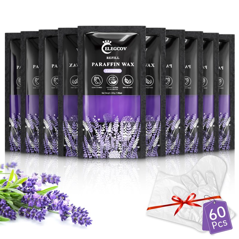 Paraffin Wax Kit - Paraffin Wax Refills - Paraffin Wax for Hand and Feet Refill, Paraffin Wax for Hands, Skin Moisturizing, Non-Greasy, Easy-Peeling
