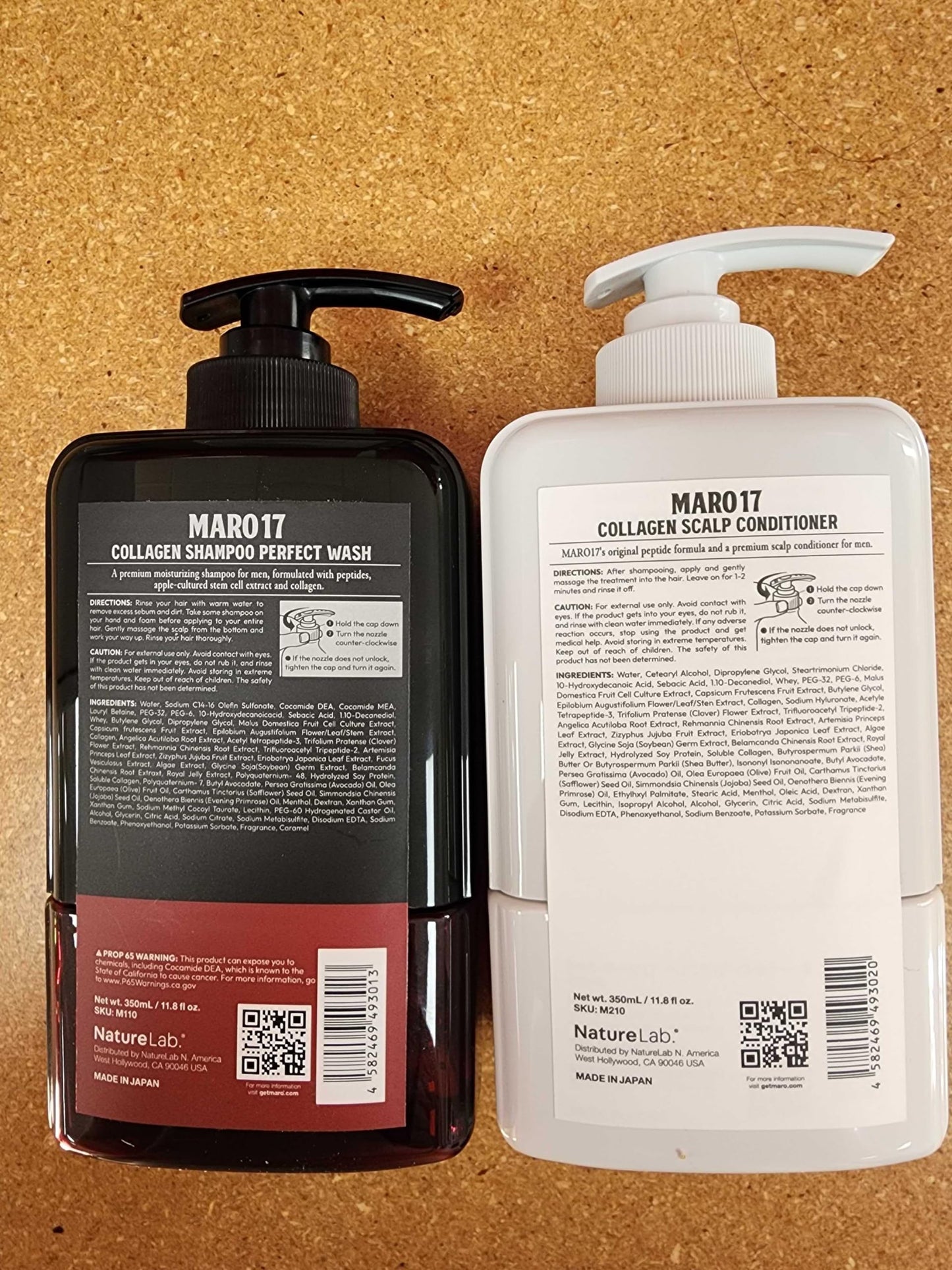 ＭＡＲＯ１７ MARO17 Collagen Shampoo Perfect Wash & Conditioner Duo