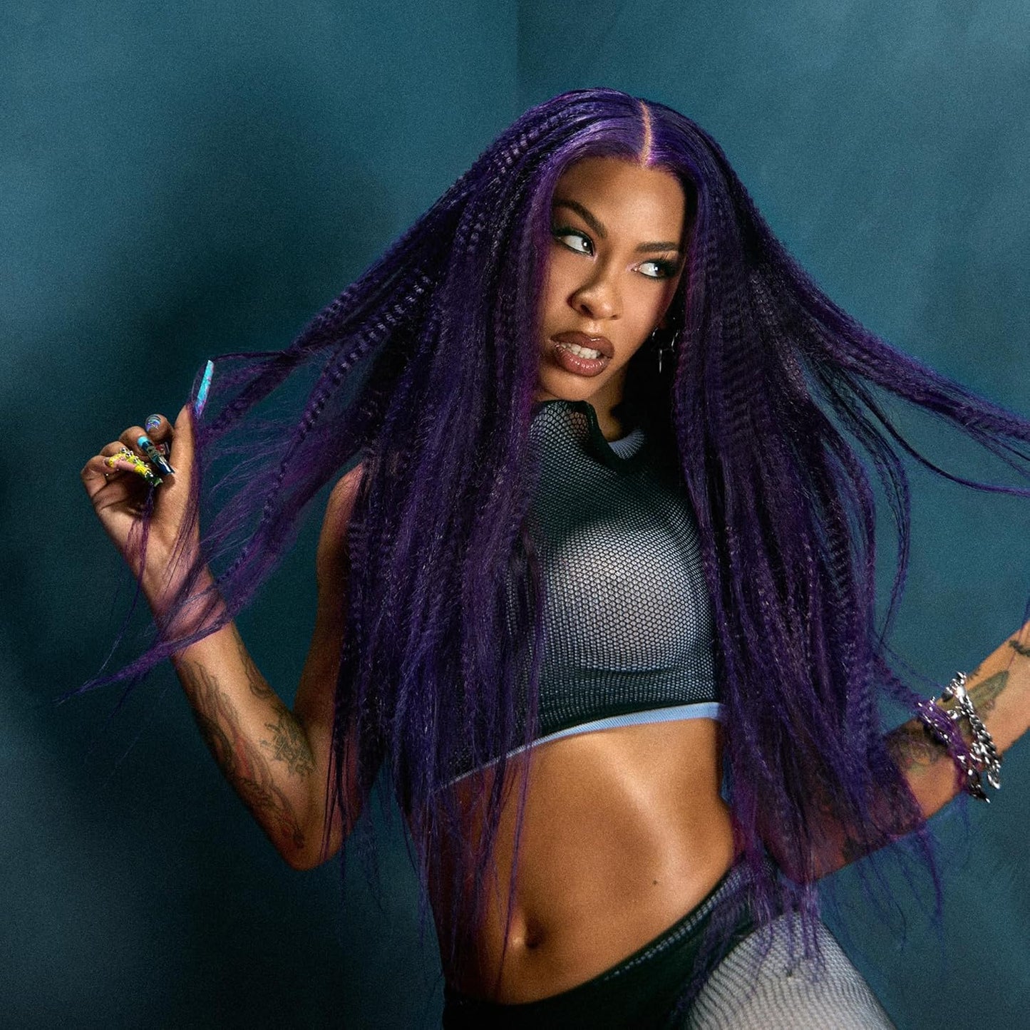 Purple Semi-Permanent Hair Dye - Vegan & Cruelty-Free Deep Purple Color | 5FL OZ