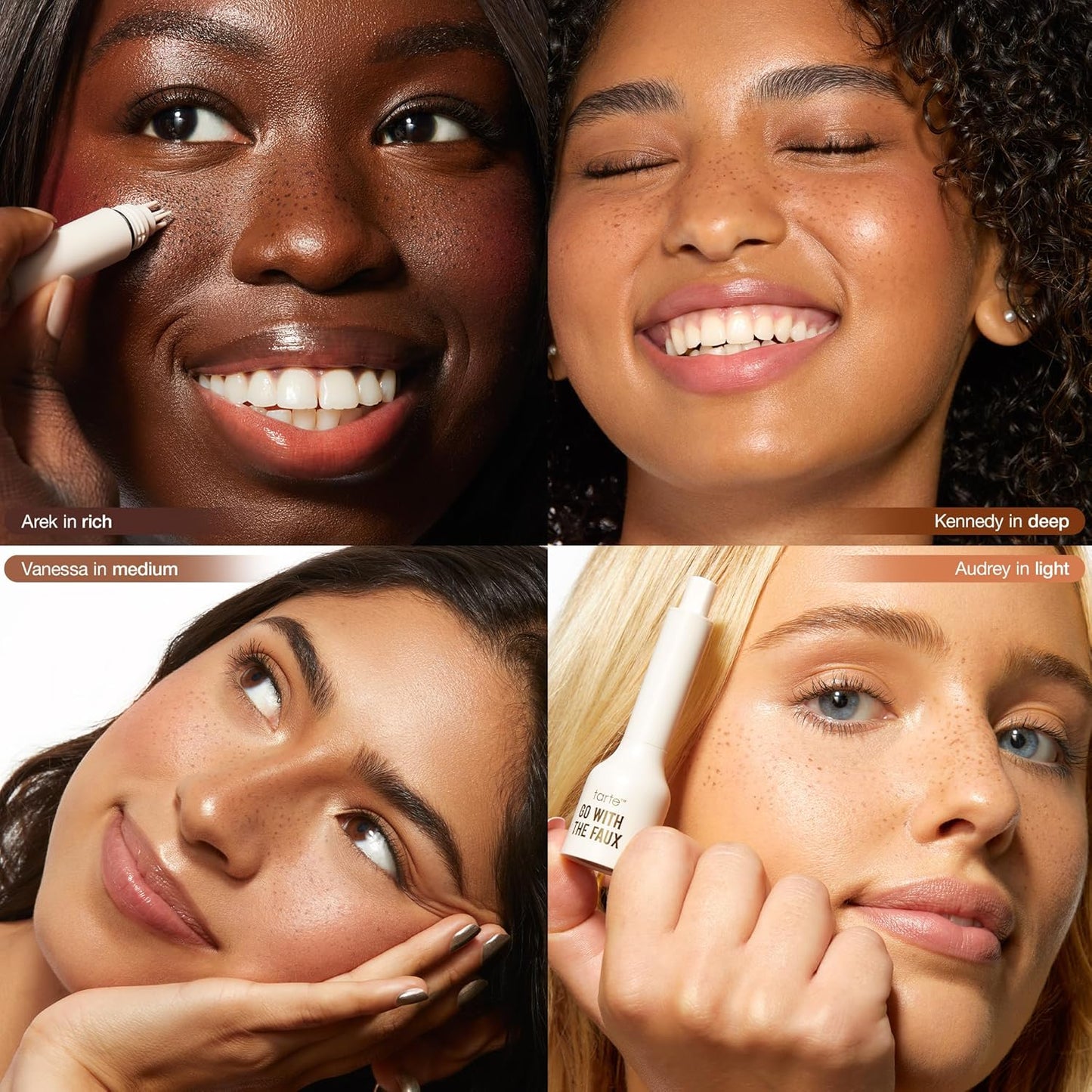 Tarte Go With The Faux Freckle Stamp - Natural-Looking Freckle Pen for Buildable Sun-Kissed Makeup | Vegan & Cruelty-Free, Full-Size