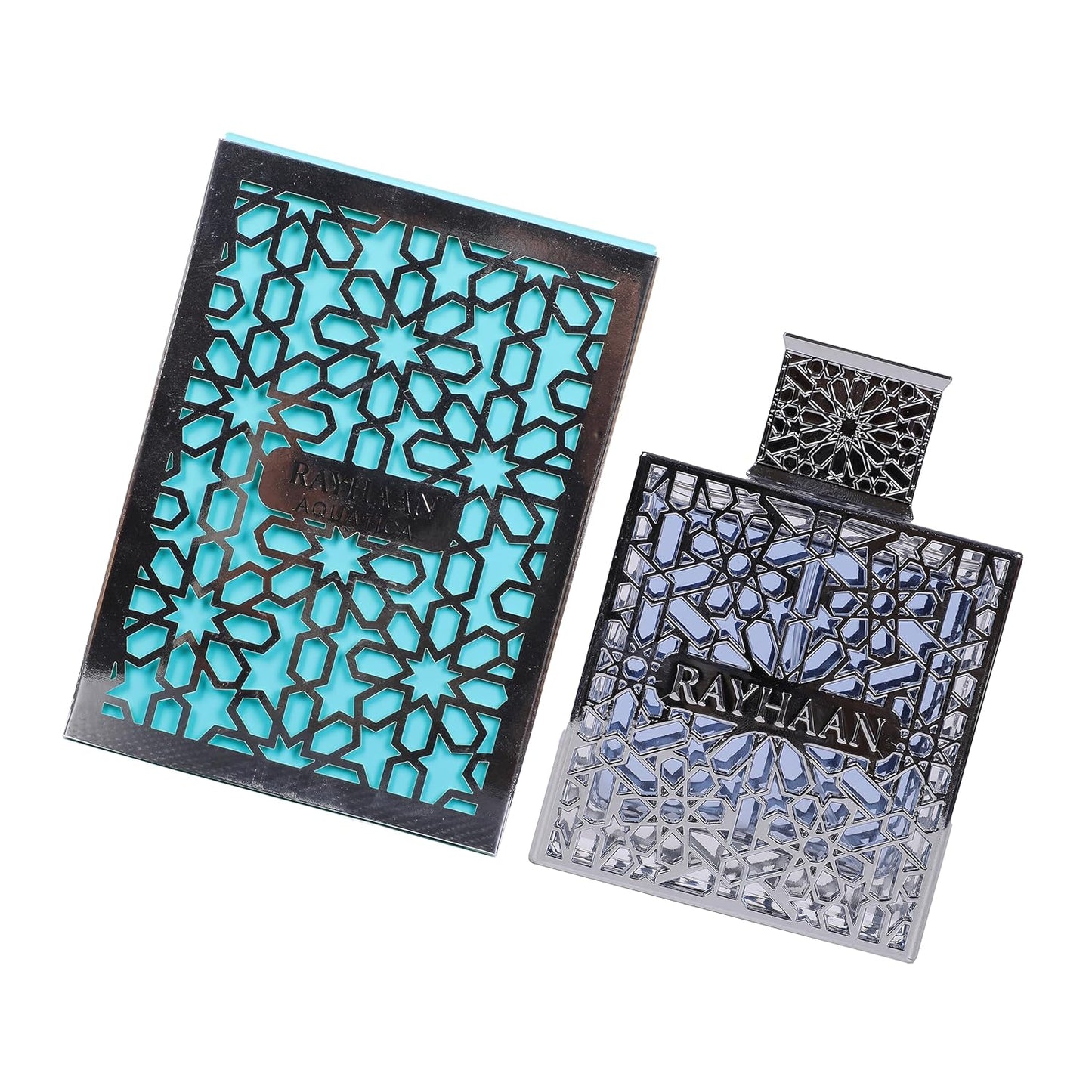 Rayhaan Aquatica Eau de Parfum for Men - Fresh Marine Citrus Fragrance | Long-Lasting, 3.4 Ounce (100 ml)