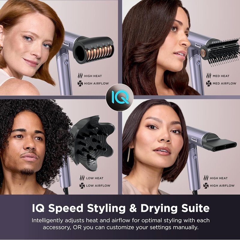 Shark SpeedStyle Pro Flex Hair Dryer System - High-Velocity Ionic Design with Scalp Shield | Lightweight, No Heat Damage