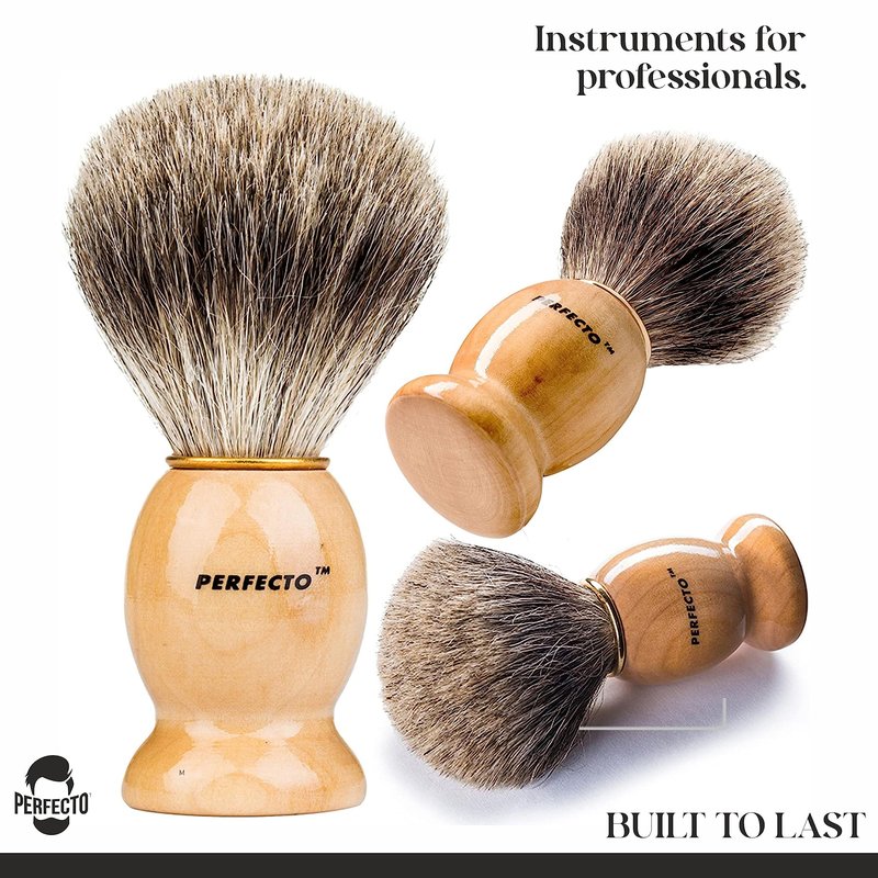 Perfecto 100% Pure Badger Shaving Brush