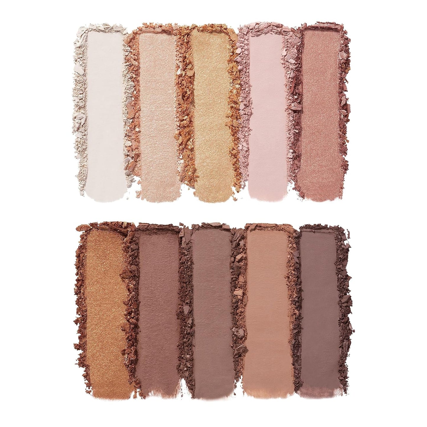 e.l.f. Perfect 10 Eyeshadow Palette - Ten Ultra-Pigmented Neutral Shades | Blendable Vegan Formula