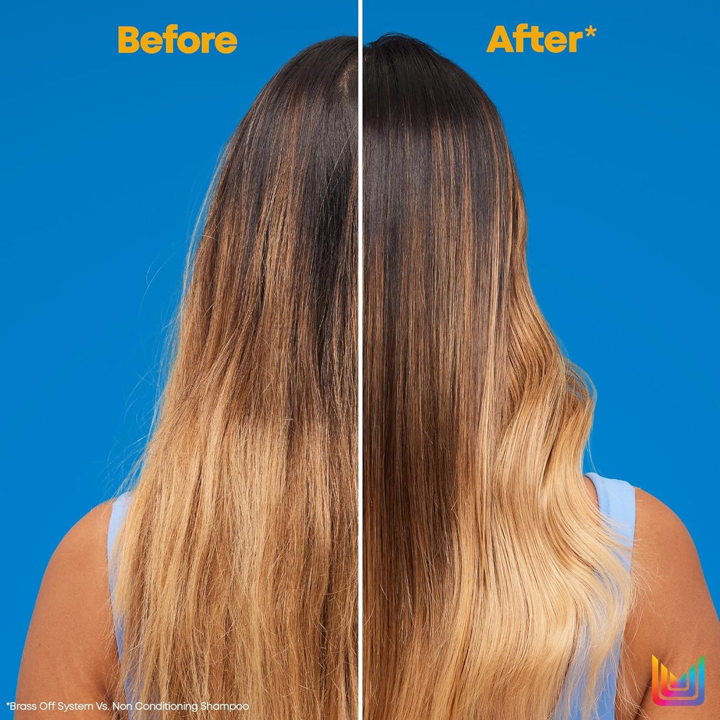 Matrix Brass Off Toning Blue Shampoo - Neutralizes Brassy Tones for Color Treated Hair | 10.1 Fl Oz