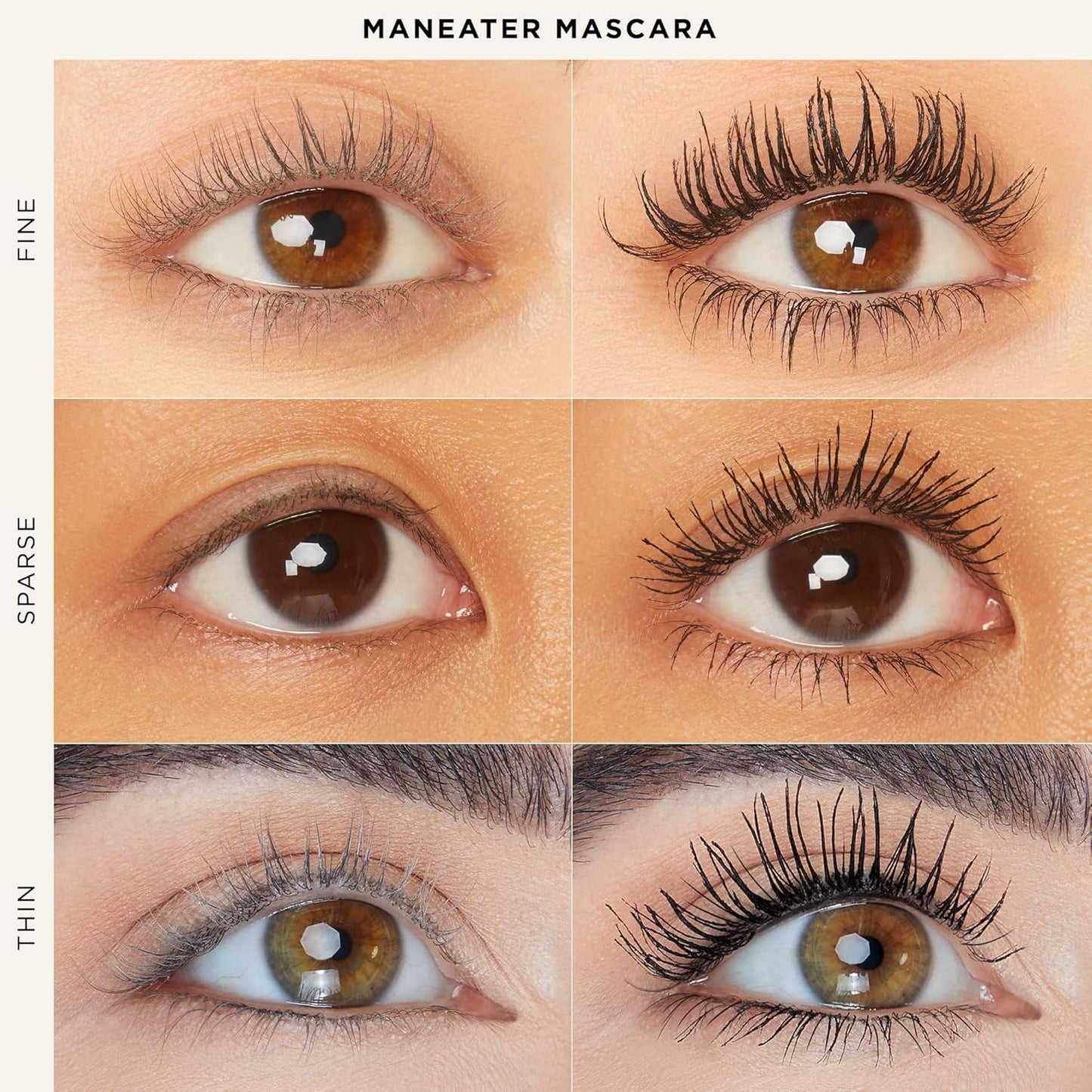 Tarte Maneater Mascara - Extreme Curl & Volume, 16HR Longwear Eye Makeup | Ultra-Creamy Formula