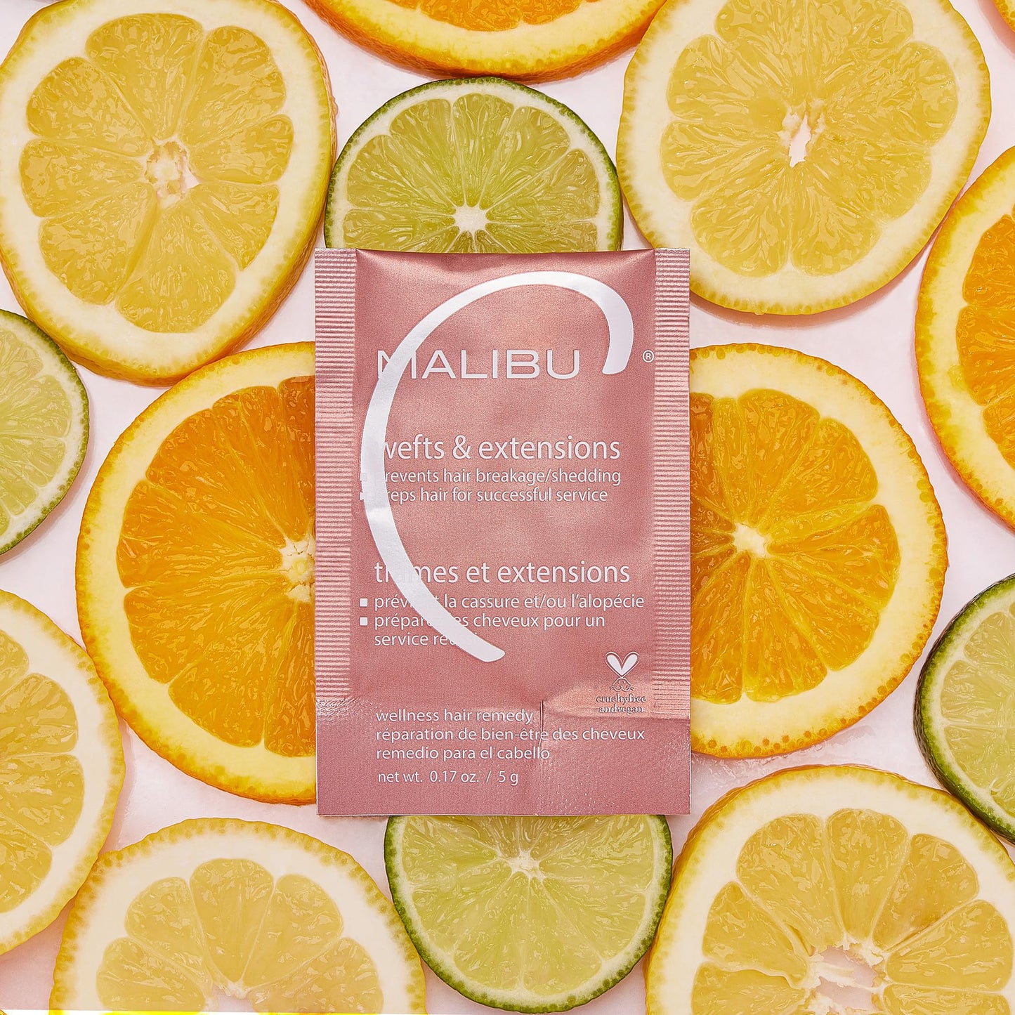 Malibu C Mini Malibu Rehab Wefts & Extensions - Contains 2 Remedy Packets - Removes Build Up and Prevents Breakage - Hydrating Care for Strong, Healthy Strands