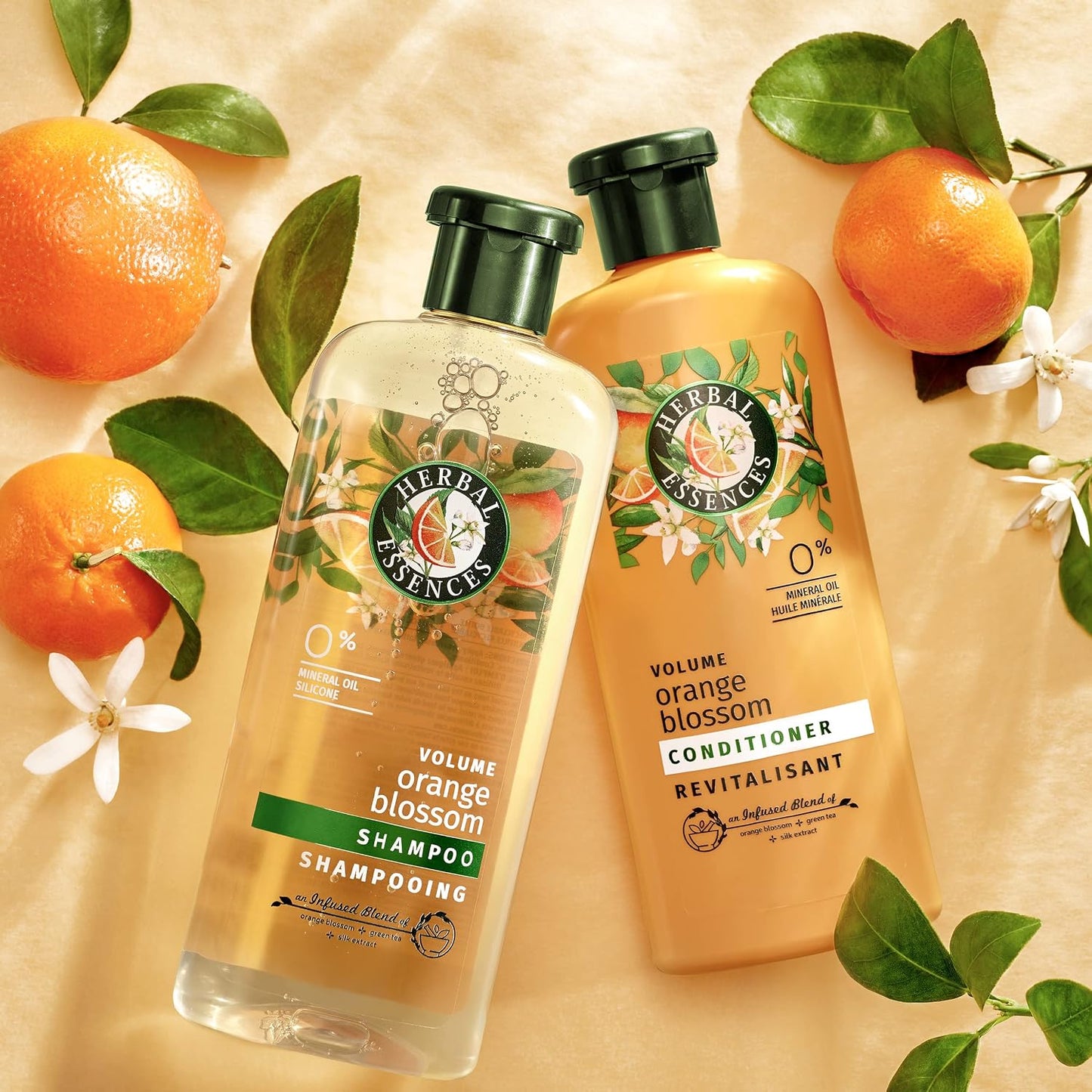 Herbal Essences Shampoo - Orange Citrus Blossoms | 13.5 Fl Oz Natural Cleanser