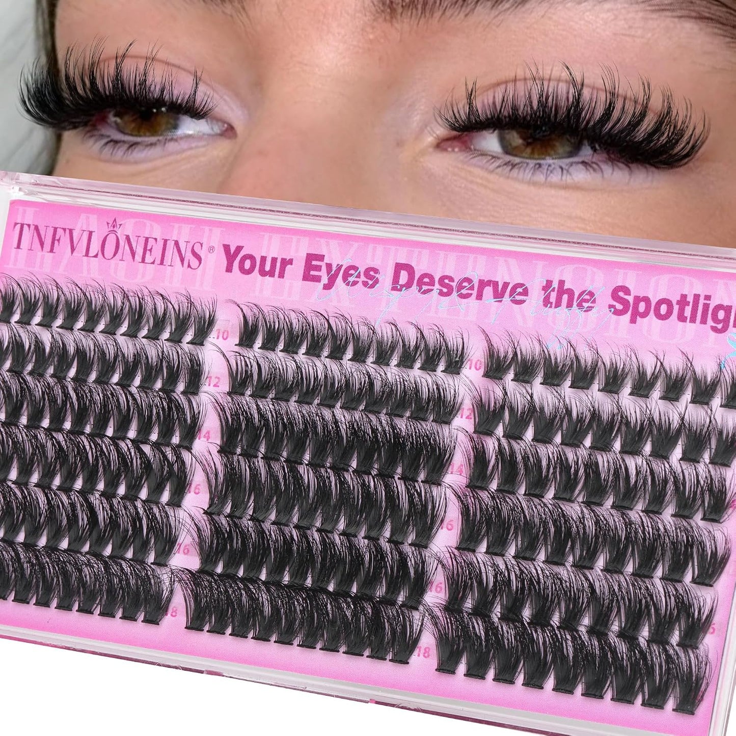 Lash Clusters - Wispy Spiky Individual Eyelash Extensions | DIY D Volume (10-16MM, 3 Styles)