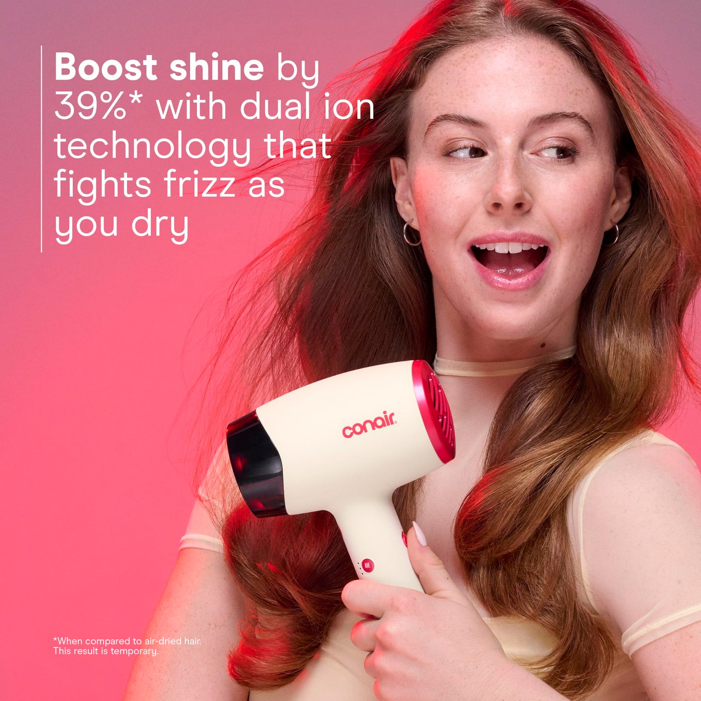 Conair InfinitiPRO Infrared Hair Dryer with Dual Ionic Conditioning, Includes Diffuser & Concentrator, Fast Drying Blow Dryer for Frizz Reduction, 3 Heat/Speed Settings, White, 1999