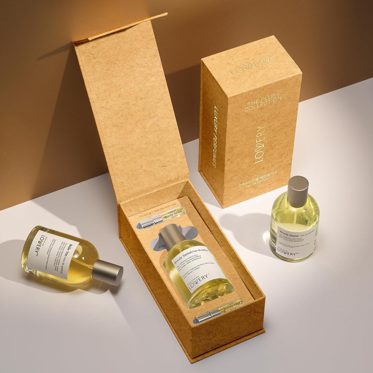 Woody Santal Sandalwood Perfume - Unisex Eau De Parfum with Travel Spray | 100ml + 2ml Clean Ingredients