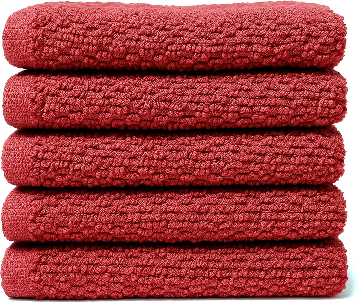 Luxury Cotton Washcloths - Ultra Soft & Super Absorbent Terry Towels | 12x12 MultiPack in China Blue