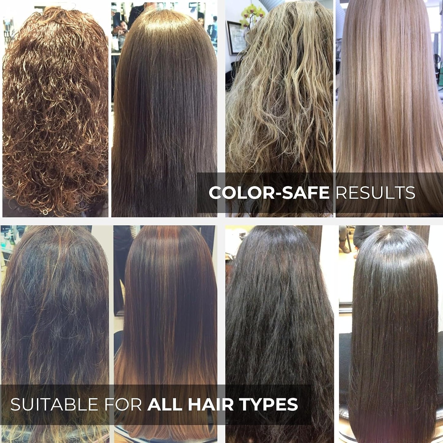 KERAZON Brazilian Keratin Treatment | At-Home Smoothing & Straightening Kit - 2oz/60ml - For All Hair Types