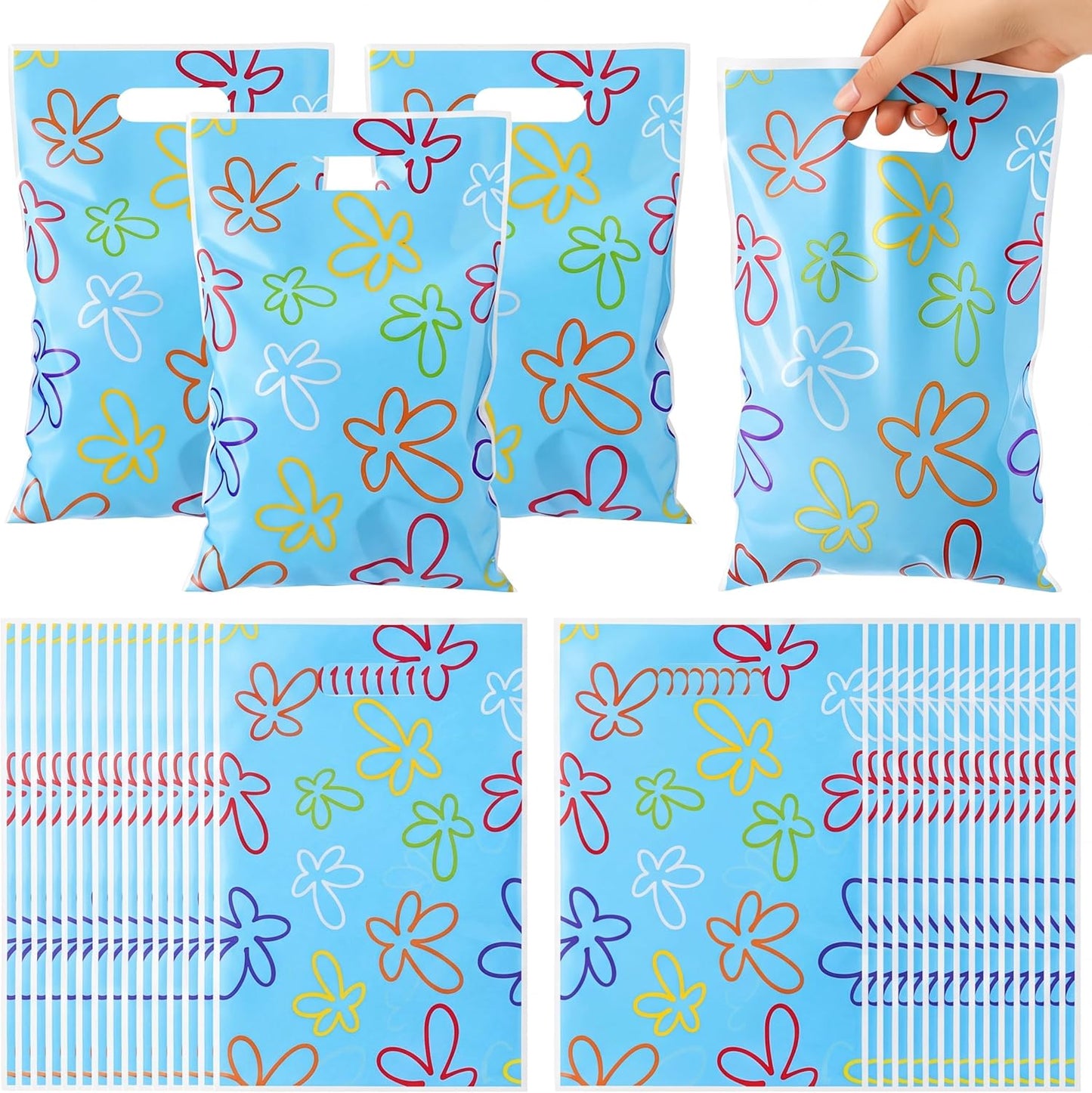 Spider Goodie Bags - 30 Pcs Cartoon Spider Candy Gift Bags | Birthday Party Supplies