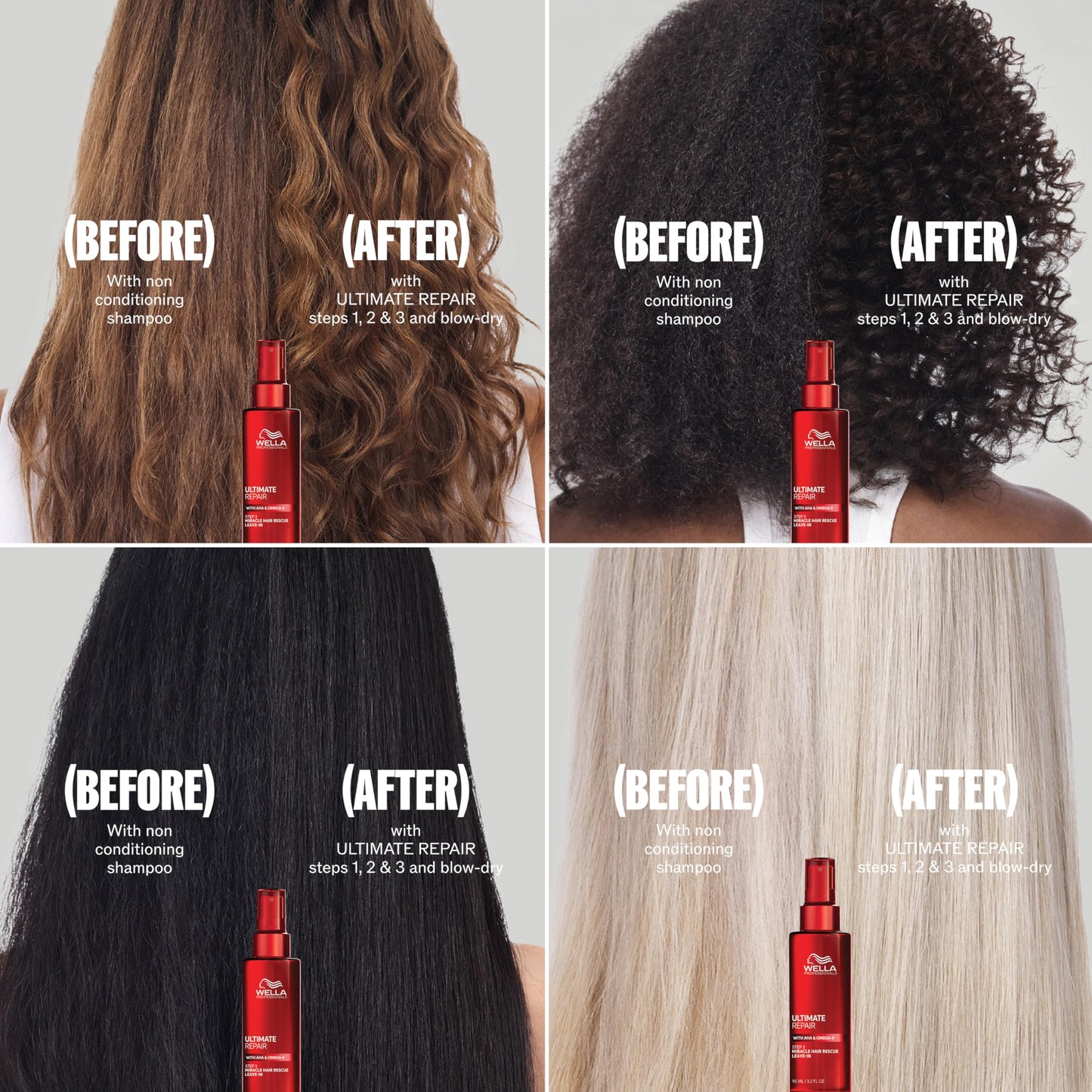 Wella Professionals ULTIMATE REPAIR Conditioner for Damaged Hair | Deeply Nourishing | Replenishes & Repairs | 16.9 Fl Oz - Packaging May Vary