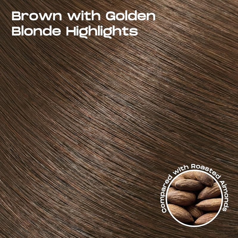 Cheer Ponytail Hair Piece - 100% Real Human Hair 16" Straight Extension | Smooth Natural Chocolate Bronzed