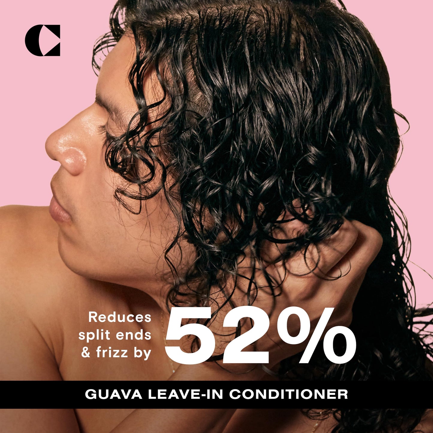 Ceremonia Guava Leave-In Conditioner | Deep Hydration Repair Cream for Damaged & Frizzy Hair | Boosts Shine, Reduce Frizz with Avocado Oil, 6.7 fl oz