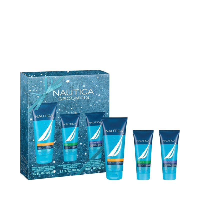 Nautica Grooming Men's 3-Pc Holiday Gift Set - Movember Supporter