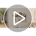 SRIWATANA 5-Inch Floating Shelves Set of 4 - Compact Wood Wall Shelves for Home Decor