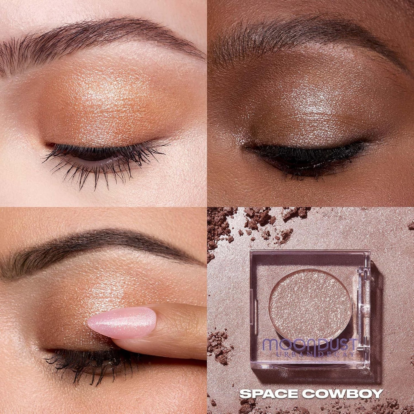 Urban Decay 24/7 Moondust Glitter Eyeshadow - Buildable Sparkly Eye Glitter, Long-Lasting Shimmer Finish | 0.06 oz