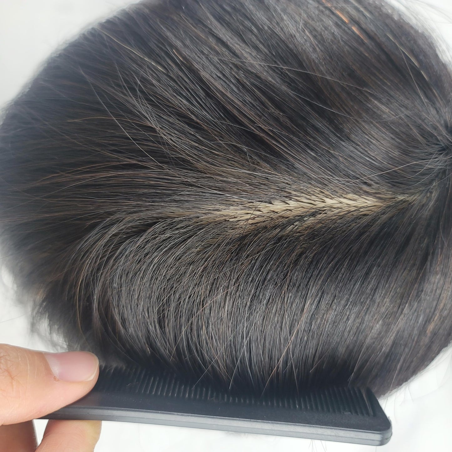 Mannequin Head Human Hair for Hair Styling, 12" Barber Mannequin Head Male