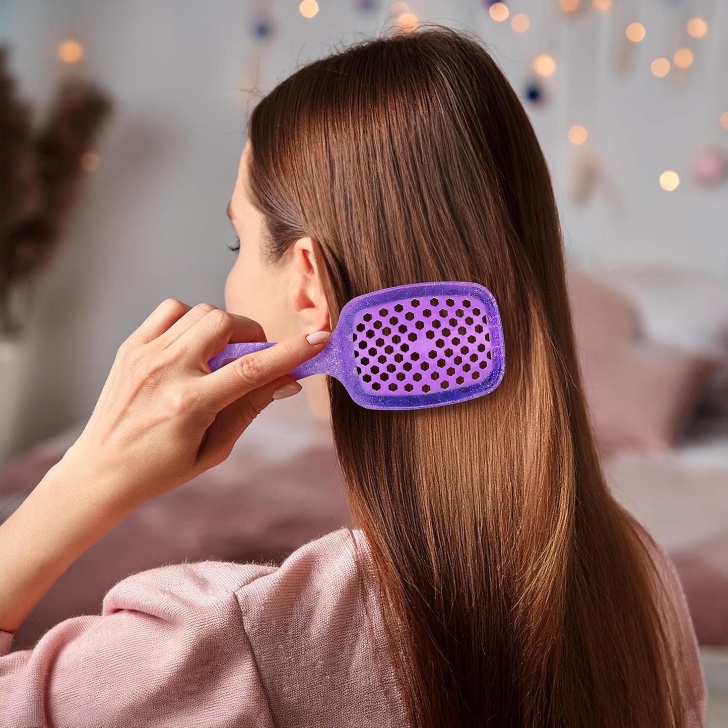 FHI Heat Mini Detangler Brush - Pain-Free Brushing for All Hair Types | Lightweight, Anti-Static Bristles