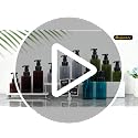 Segbeauty 22oz Gray Foaming Soap Dispenser - 2pcs Refillable Pump Bottles with Labels