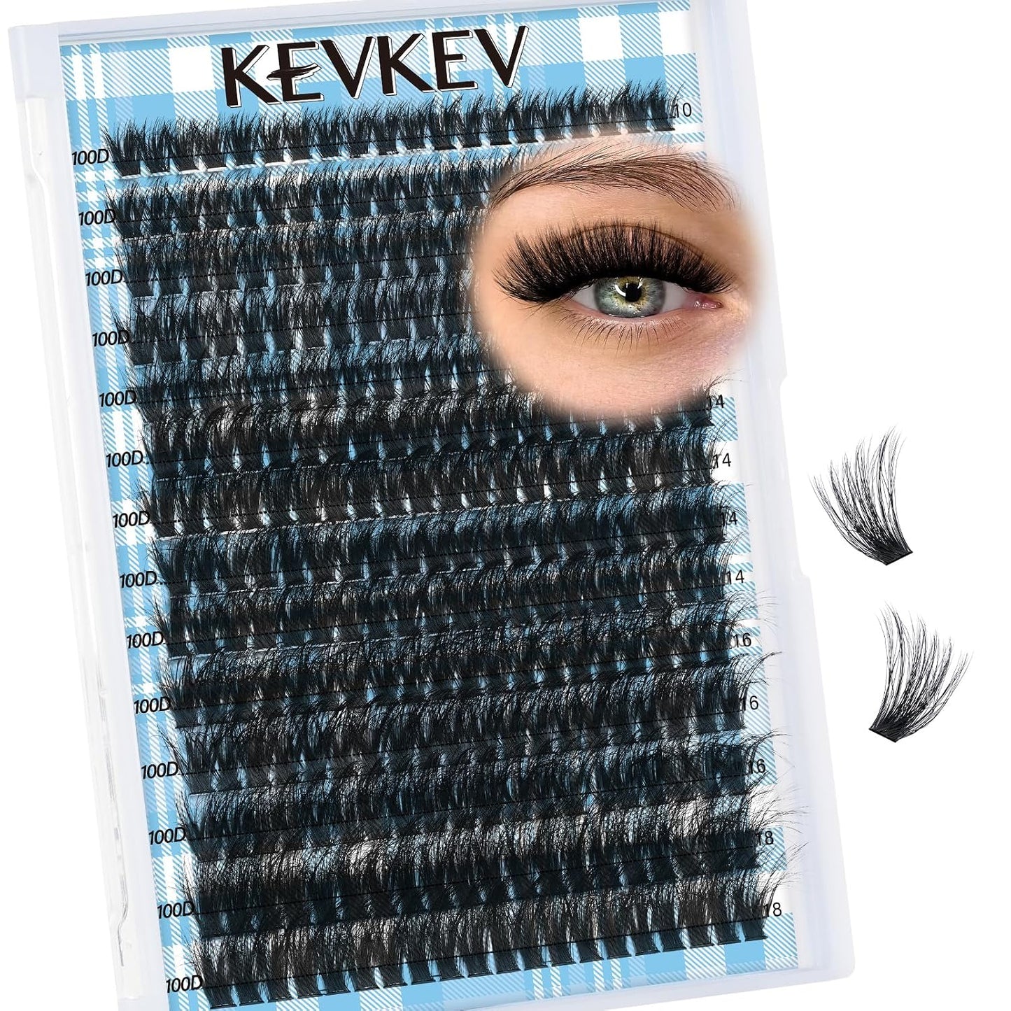 Lash Extension Kit - 280 Pcs Individual Lashes with Bond & Seal | 40D/50D, 9-16mm Clusters