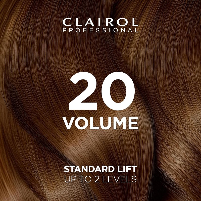 Clairol Professional 20 Volume Hair Developer - Deep Conditioning Formula for Coloring & Lightening | 16 oz