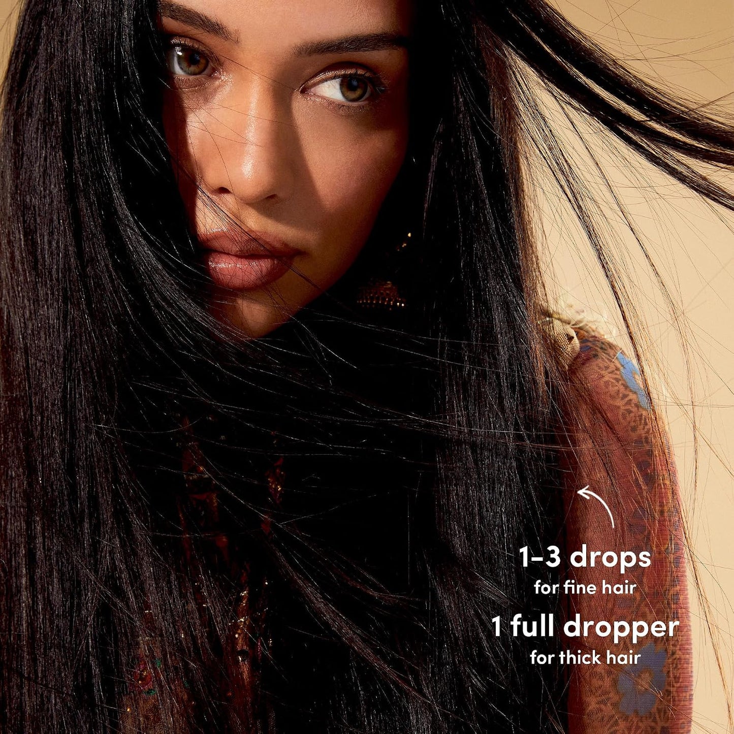 MahaMane Smooth & Shine Hair Serum - Protective Oil Treatment for Dry, Damaged Hair | 1.8 FL Oz